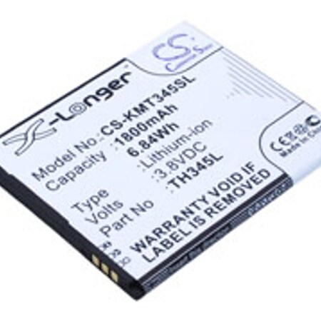 Replacement For Kazam Th345L Battery